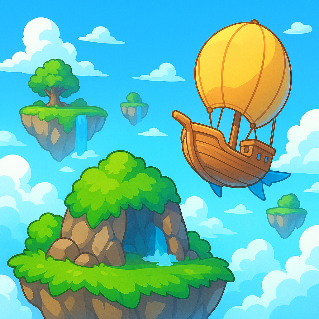 Turn Base Dice Buttler - Airship and Island